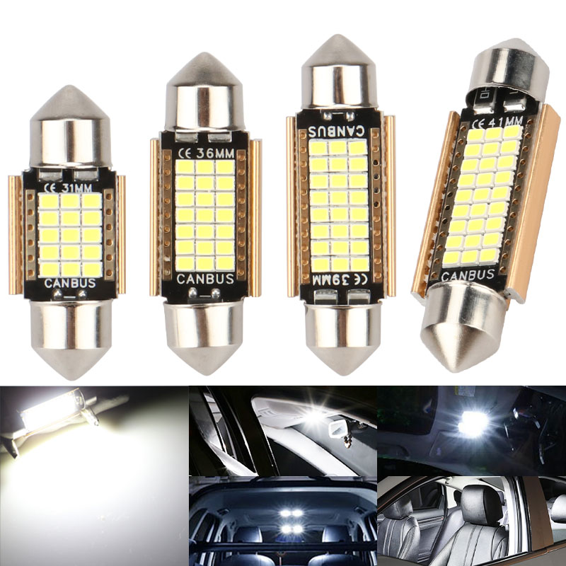 Interior Design Gold - 4 stücke c5w led auto glühbirne