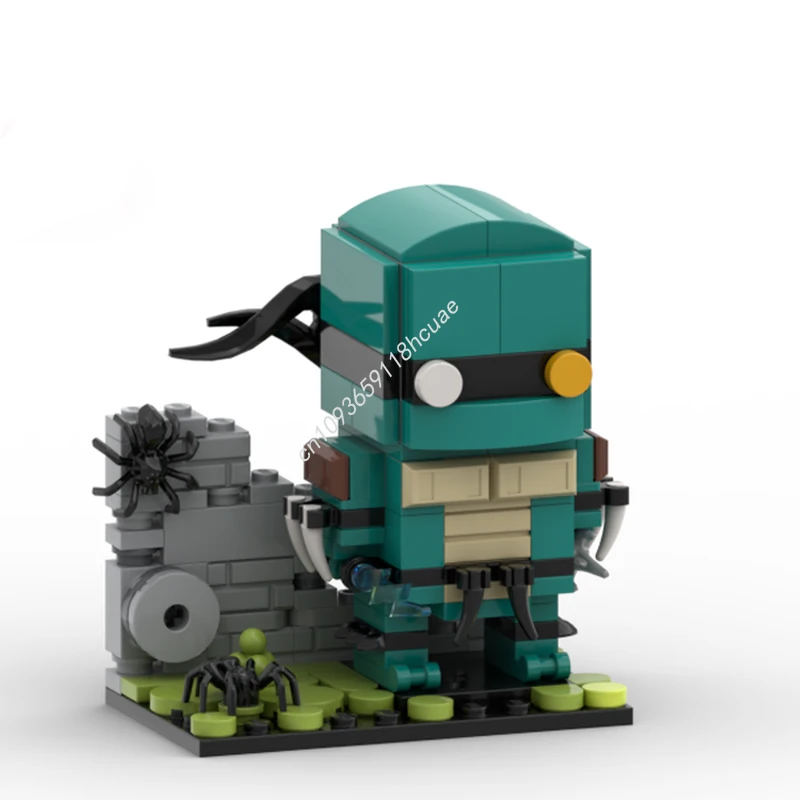 Interior Design Lego - 177-teiliger MOC Schildkrötenkrieger-Bausatz, Weihnachtsgeschenk, Heimdekoration, DIY,
