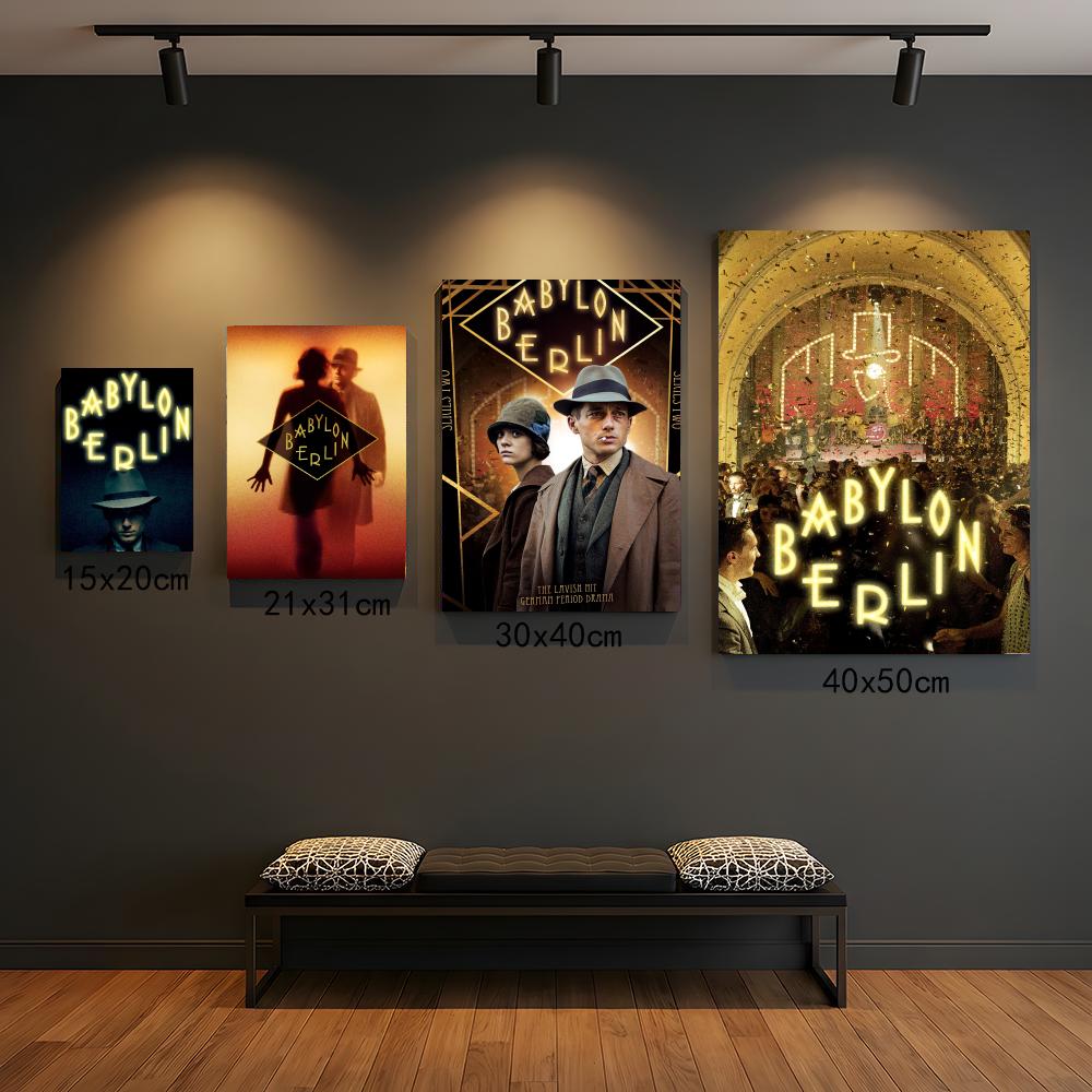 Interior Design Tv Room - TV-Serie B-Babylon Berlin-N Gemälde Kalligraphie Elegante