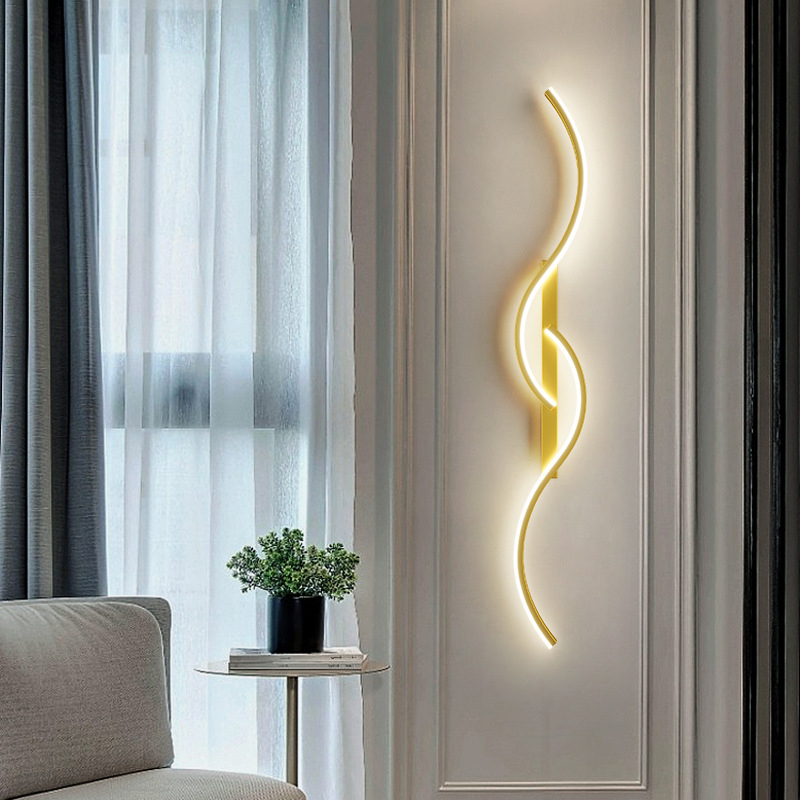 Moderne LED Wand leuchte Schla – Interior Design Gold Bewertung und Preis