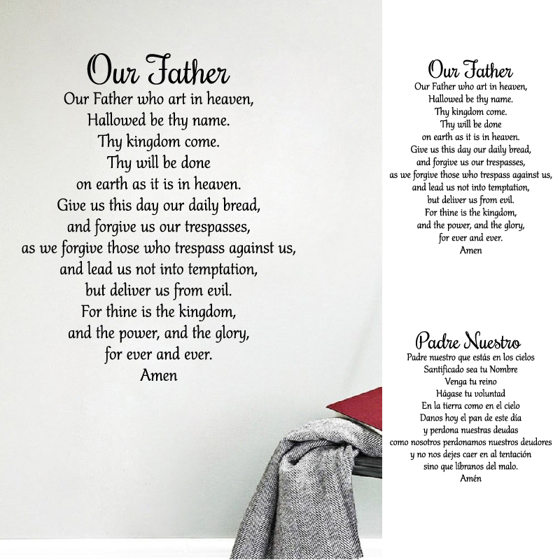 Unser Vater Das Gebet des Vate – Interior Design Quotes Bewertung und Preis
