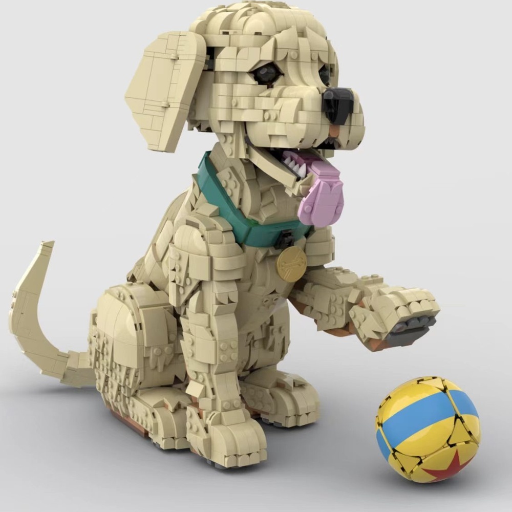 Bausatz „Junger Golden Retriev – Interior Design Lego Bewertung und Preis