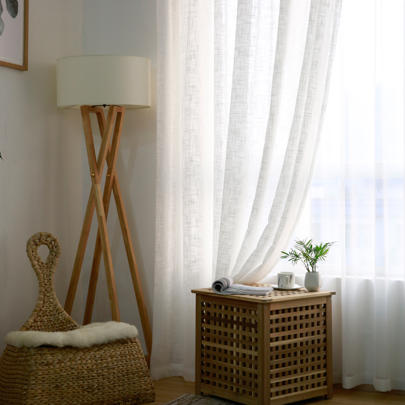 Moderne baumwolle leinen fühle – Linen Curtain Eyelet Bewertung und Preis