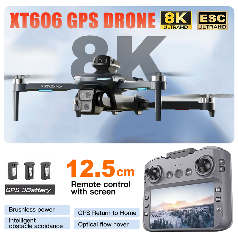 XT606 MAX 3 Akku-Drohne 4K 8K  – Interior Design Game Bewertung und Preis