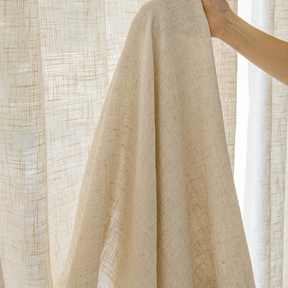 1 Stück Minimalistischer Verdi – Linen Curtain Eyelet Bewertung und Preis