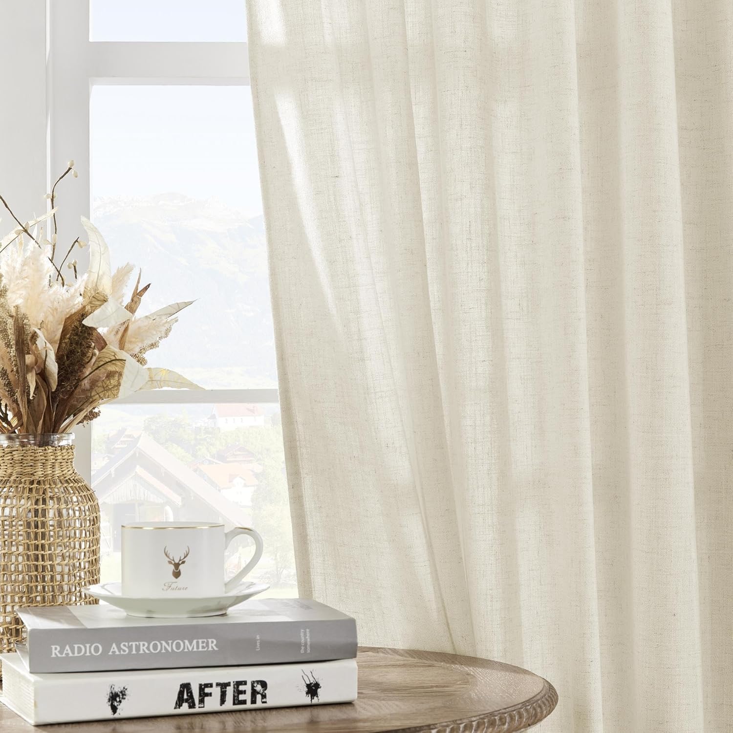 1 Panel Set Leinenvorhänge 84  – Linen Curtain Eyelet Bewertung und Preis