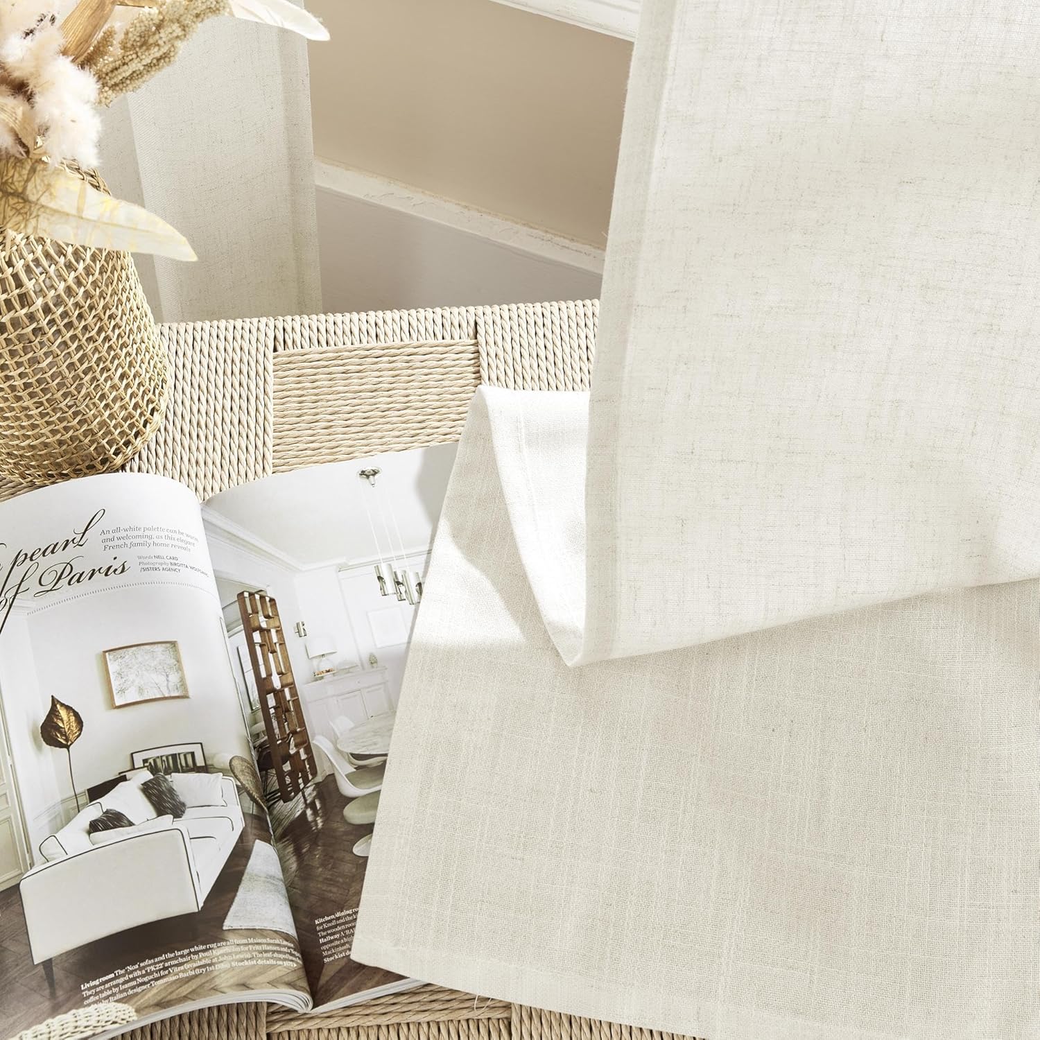 1 Panel Set Leinenvorhänge 84  – Linen Curtain Eyelet Bewertung und Preis