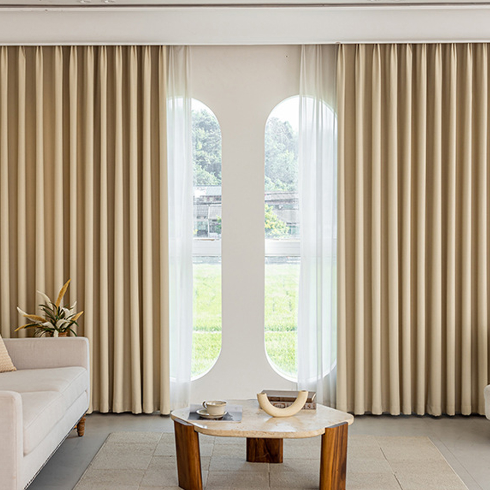 Moderner, minimalistischer, di – Linen Curtain Eyelet Bewertung und Preis