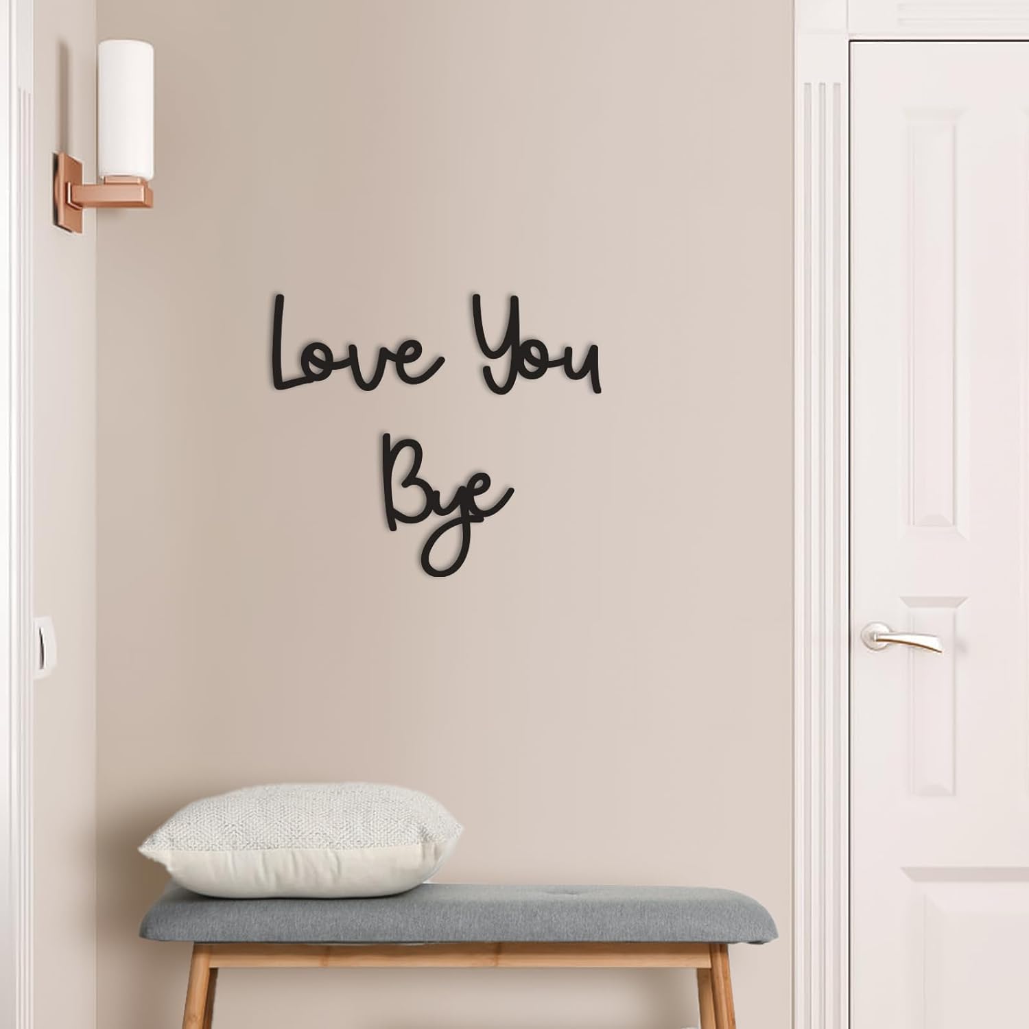Love You Bye Holzschild, Heimd – Interior Design Quotes Bewertung und Preis
