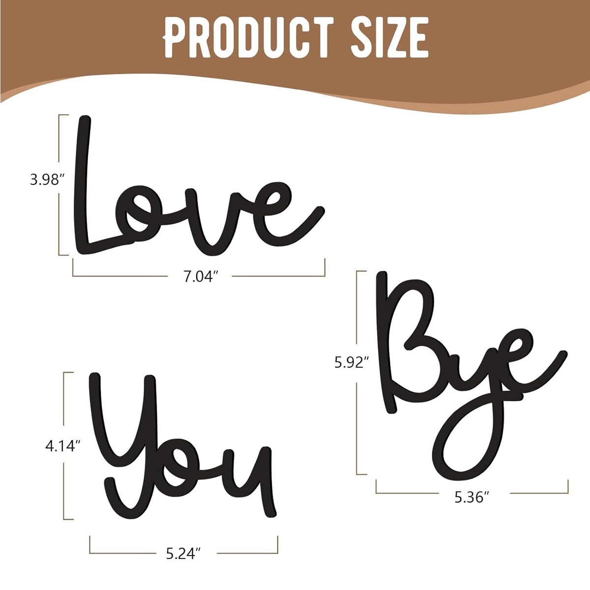 Love You Bye Holzschild, Heimd – Interior Design Quotes Bewertung und Preis