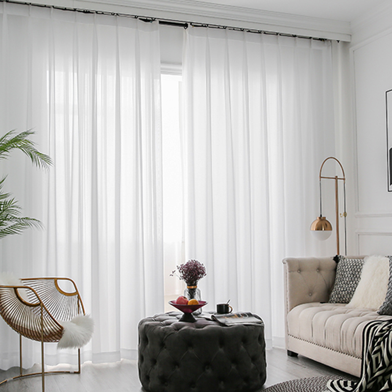 Weiße transparente Vorhänge fü – Linen Curtain Eyelet Bewertung und Preis