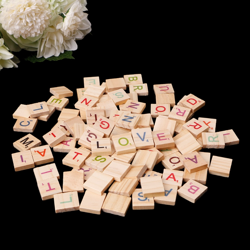 100PCS Holz Fliesen Bunte Buch – Interior Design Quotes Bewertung und Preis