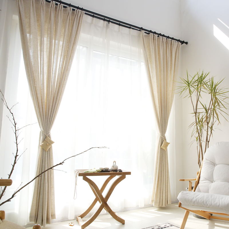 Moderne Leinen-Scheibengardine – Linen Curtain Eyelet Bewertung und Preis