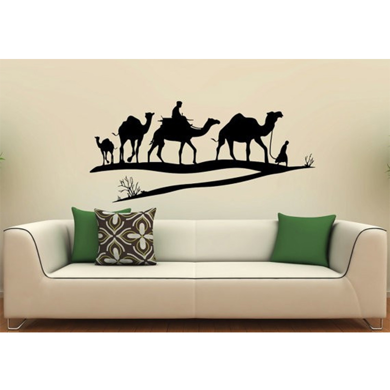 Wüste durch Kamel Wand Decals  – Interior Design Quotes Bewertung und Preis