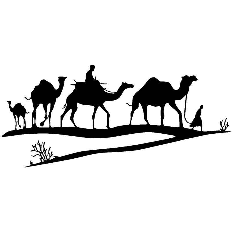 Wüste durch Kamel Wand Decals  – Interior Design Quotes Bewertung und Preis