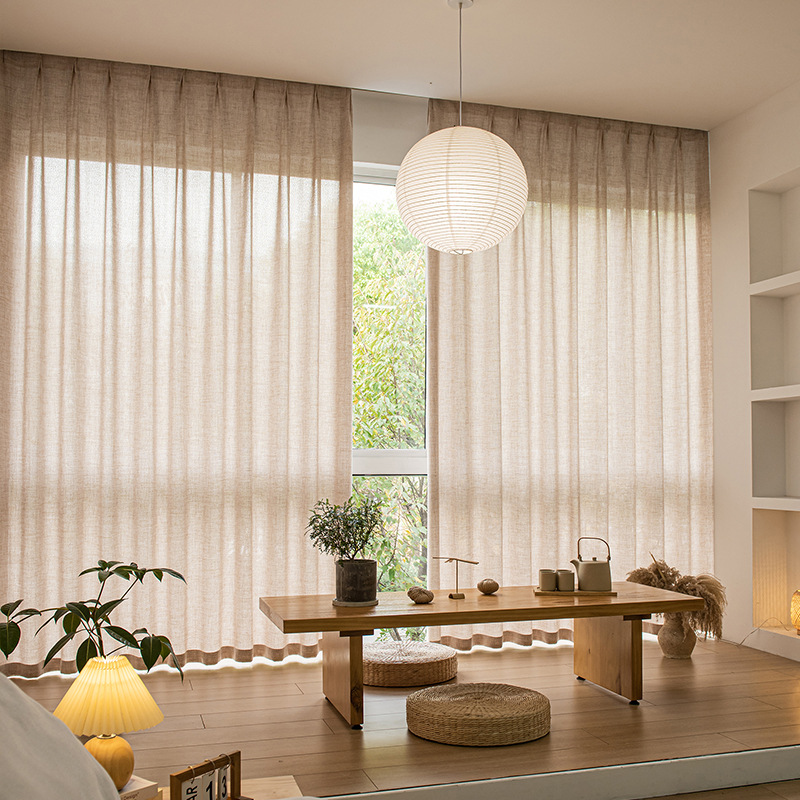 Extra lange, 400 cm hohe, durc – Linen Curtain Eyelet Bewertung und Preis