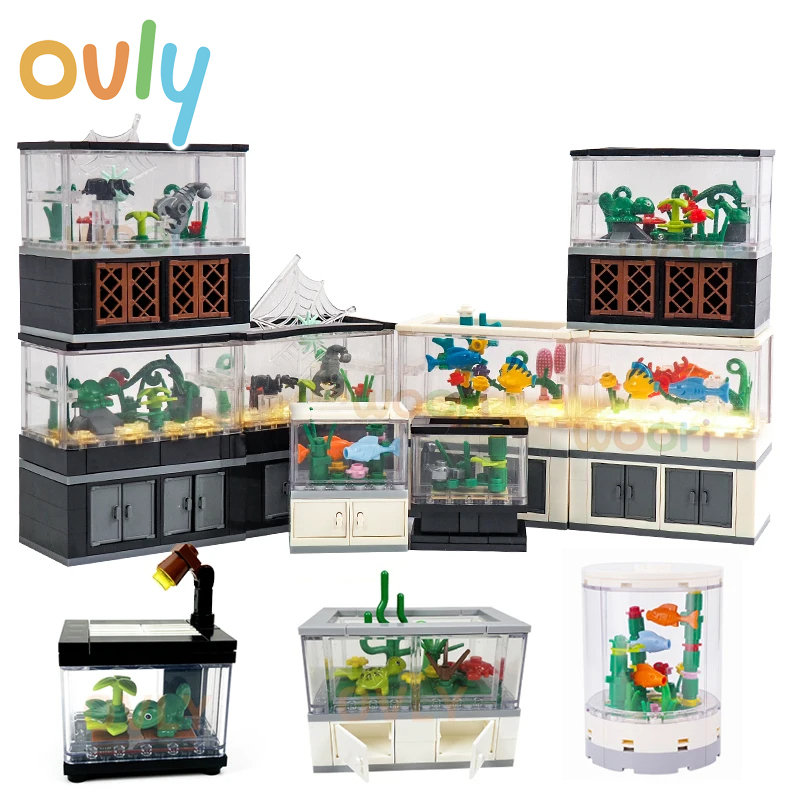 Aquarium Bausteine MOC Leucht  – Interior Design Lego Bewertung und Preis
