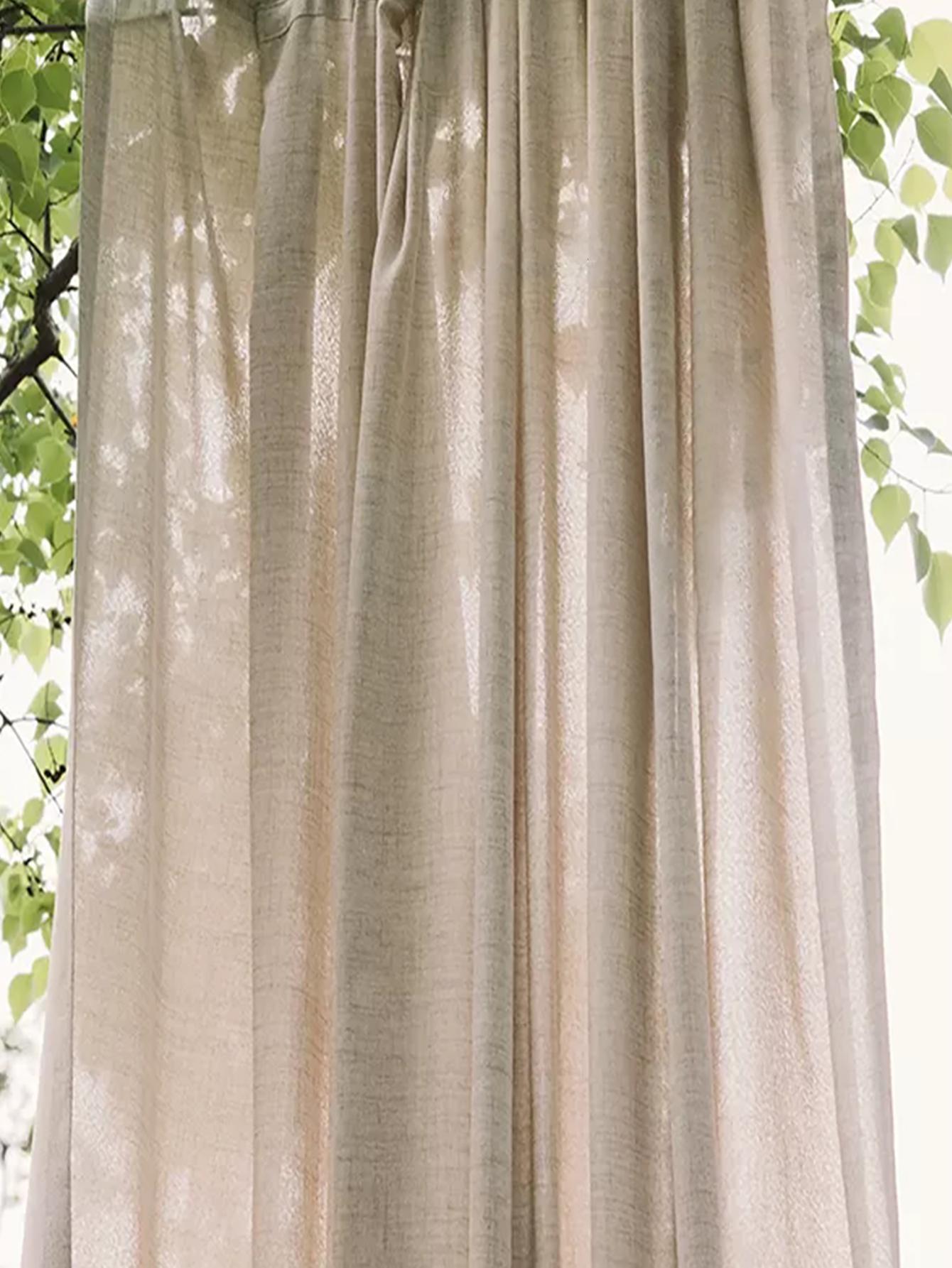 Halbschattierende Vorhänge aus – Linen Curtain Eyelet Bewertung und Preis