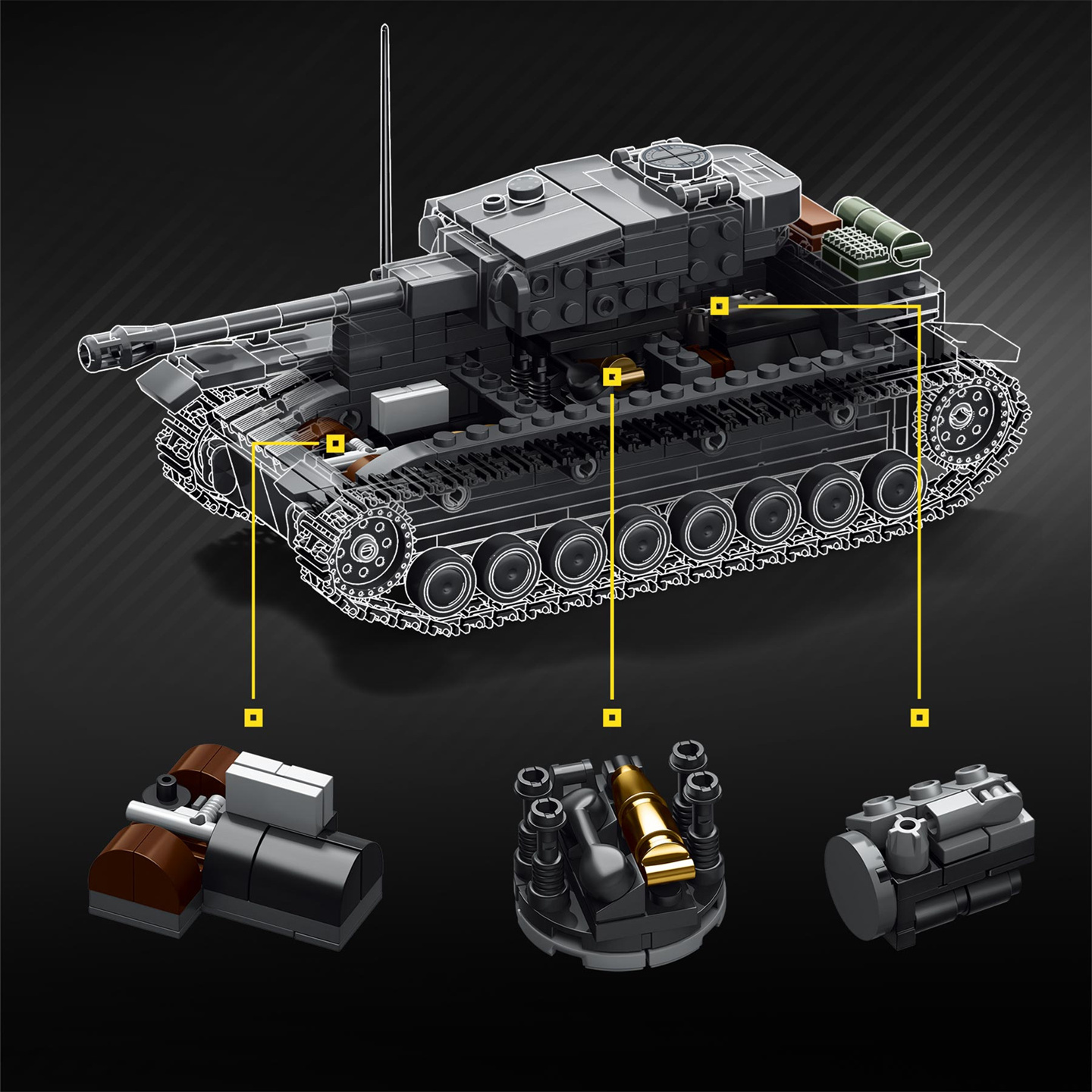 Panzer im Maßstab 1:35 Nr. 4 T – Interior Design Lego Bewertung und Preis