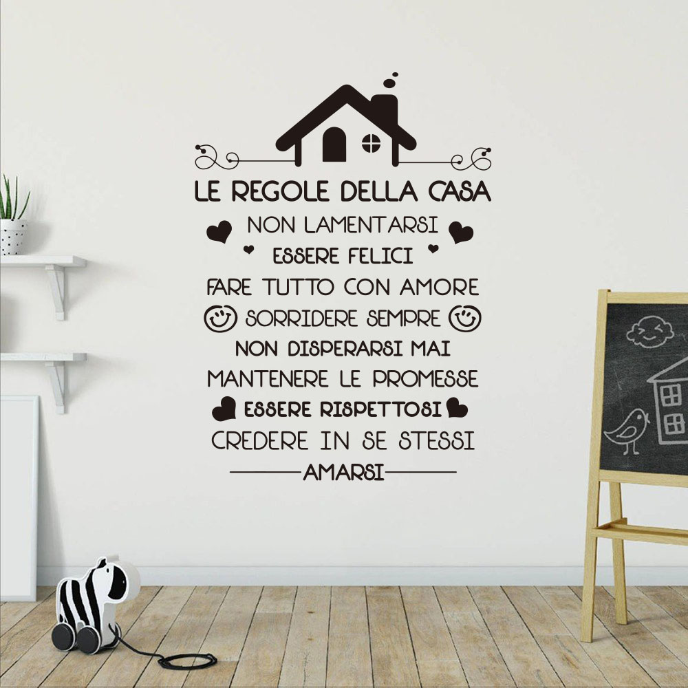 Italienisches Haus Regeln Wand – Interior Design Quotes Bewertung und Preis