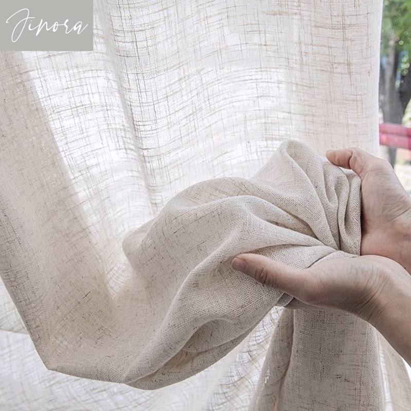Baumwoll- und Leinen-Textur Tr – Linen Curtain Eyelet Bewertung und Preis