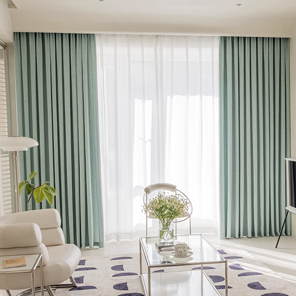 1pc Moderne Einfache Einfarbig – Linen Curtain Eyelet Bewertung und Preis
