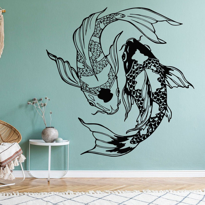 Koi Fisch Wand Decals Vinyl In – Interior Design Quotes Bewertung und Preis